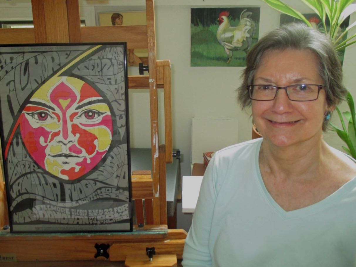 Bonnie MacLean in her studio